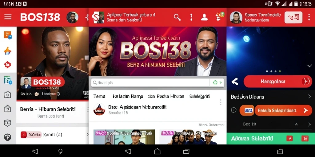 Tampilan antarmuka aplikasi BOS138 yang menarik dan user-friendly.