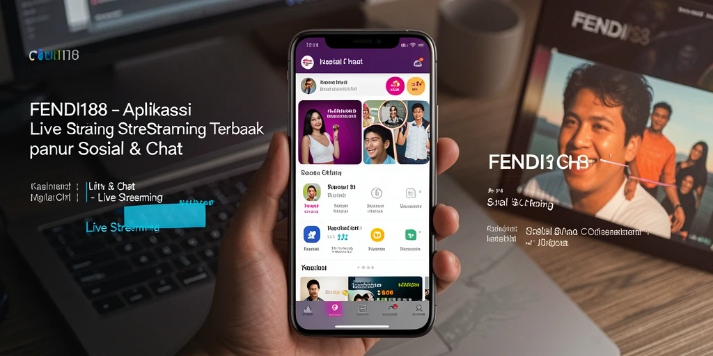 Tampilan antarmuka FENDI188 yang modern dan intuitif dalam Live Streaming.