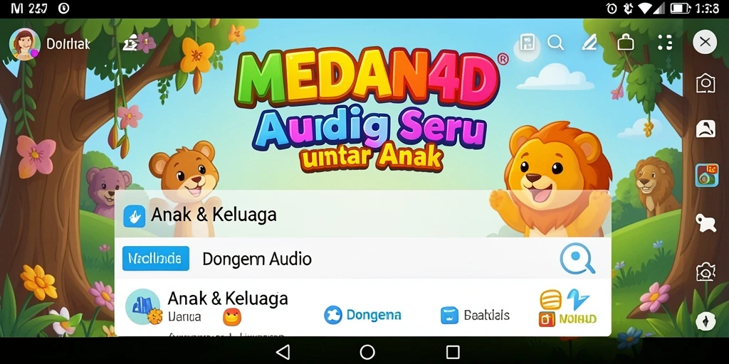 Antarmuka MEDAN4D yang menarik dan mudah digunakan.