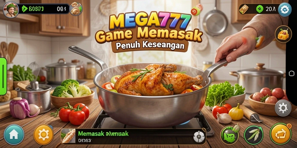 Antarmuka intuitif untuk pengalaman memasak yang seru.