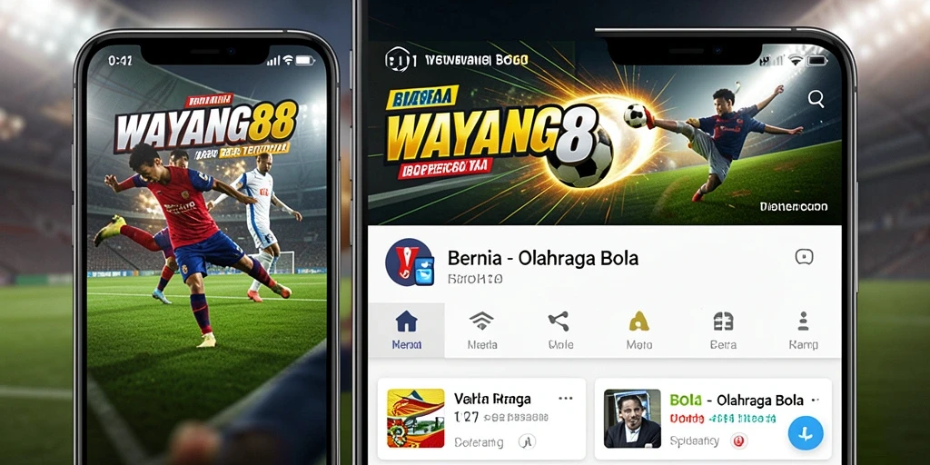 Tampilan antarmuka utama aplikasi WAYANG88 yang informatif.